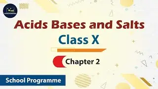 Acids Bases and Salts | Class X | School Prgramme | Ved Science Foundation