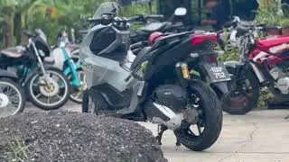 CUN TERUKKS!! Adv 160 sarung Rim RCB SP800 + Tayar NVX 🔥
