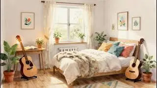 🌞 Bright Guitar Lo-fi Beats | 15-Minute Neo Soul Mix for Study & Relaxation