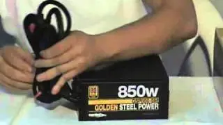 Unboxing PSU Sentey 850W Golden Steel Power