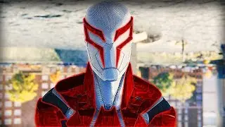 SPIDER-MAN PS4 - WHITE SUIT (2099) Free Roam Gameplay