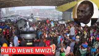 WANTAM! RUTO NI MWIZI, ONE TERN, RUTO NI MUUWAJI ONE TERM! ~GACHAGUA ADDRESS CHAGRGED CROWD GITHURAI