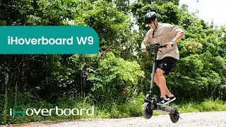 iHoverboard - iScooter W9 Off Road Electric Scooter丨 Robust Off-Road Performance