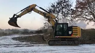 Auktion: Kettenbagger Caterpillar CAT 318 FL, Bj. 2019, 2.022 h