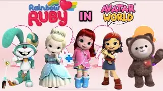 HOW TO MAKE RAINBOW RUBY 🌈🩵❤️ IN  AVATAR WORLD !!! #avatarworld #rainbowruby #video #tocaboca