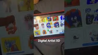 all my digital works on ibis paint (yes I am a digital artist, as well as a traditional artist lol)