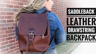 The Drawstring Backpack $399: Comparison of New Leather Backpack from Saddleback Leather
