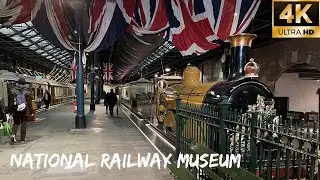 Visit To The National Railway Museum 🚂 A Trainspotter's Paradise Found In York!!! December 2021 [4K]
