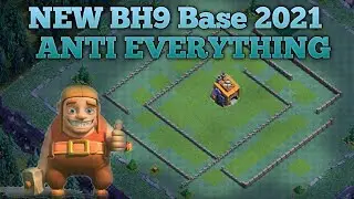 NEW BH9 Base with Link 2021 | Best Builder Hall 9 Base | Clash Of Clans