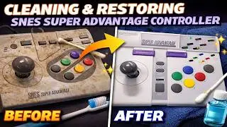 SNES Super Advantage Controller RESTORED to Like-New!