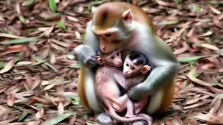 OMG! Baby Monkey Love Story!