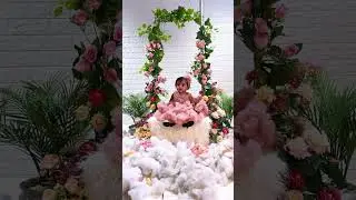 Swing Theme Photoshoot of One Year Baby Girl Behind The Scenes Photoshoot