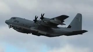 USMC KC-130J Hercules 166472 Delivery at Cambridge Airport
