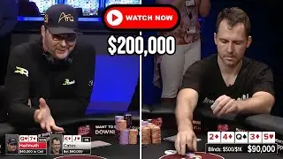 Hellmuth vs. Jungle Man $200,000 Winner Take All Poker Livestream