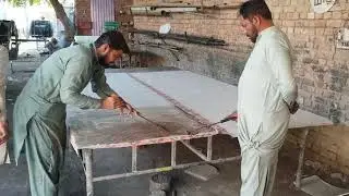 Ingenious way of Making Fiberglass Sheet | Amazing Technique