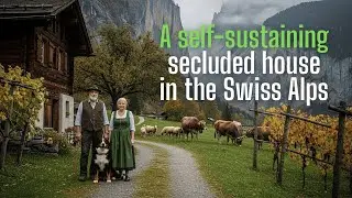 Living in an Isolated House in Switzerland Harvesting Fruits and Vegetables