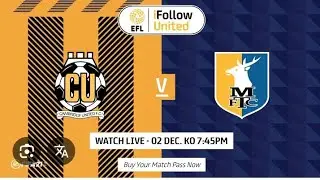 14. Spieltag - Cambridge United gegen Mansfield Town (Auf) | Football Manager 2024 PS5