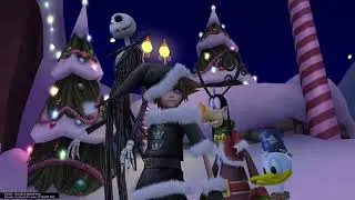 Kingdom Hearts 2 Halloween Town All Cutscenes 4K