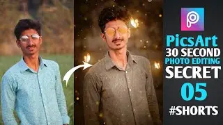 30 Second creative butterfly glowing effect tricks in PicsArt | Saidur OP | #shorts