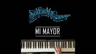 58 Escala en Piano Mi Mayor Descendente 2 Octavas Mano Derecha