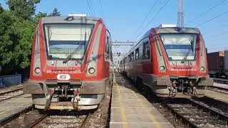 Ukr&scaron;tavanje Vr&scaron;ačkih vozova u Pančevo glavnoj.