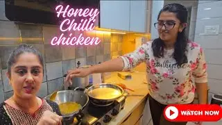 Making Honey Chilli Chicken  | Quick & Easy Chicken Recipe | Lazy Day Cooking | #Sneha #DailyVlog