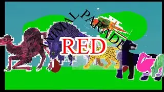 The Animal Parade Song Colour Red - Eric Carle - Nursery Rhymes | And Kids Songs
