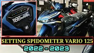 CARA SETTING SPIDOMETER VARIO 125 2023 TERBARU