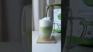 Warm Adaptogenic Matcha Latte | celebrating Mushroom Month!