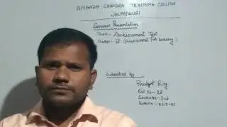 B.ed 2nd semester seminar presentation on Achievement test course ix ..(Assessment for learning)