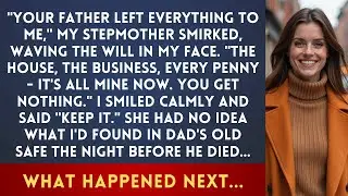 My stepmother stole my inheritance. She didn't know what was hidden in my father's safe...