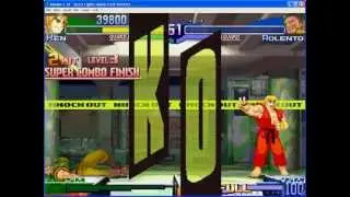 Street Fighter Alpha 3 Ken super combo finishes HD