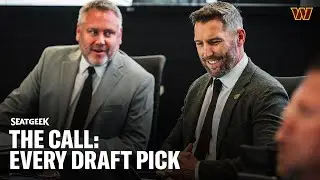Dreams into Reality | Watch as GM Adam Peters Calls All of Our Commanders NFL Draft Picks