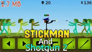 STICKMAN AND SHOTGUN 2 | GAMEPLAY & REVIEW #stickmanandshotgun2