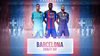FC Barcelona 2016/2017 Kits (FIFA22 Mods)