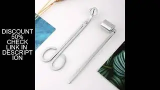 Diptyques Candle Wick Trimmer Stainless Steel Candle Scissor Trim Wick Cutter Snuffer Round Head Can