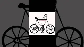 🚲A bicycle Drawing 🚲।।🤯 how to draw a bicycle ।। Tutorial ।। #shorts #trending #ytshorts  #drawing