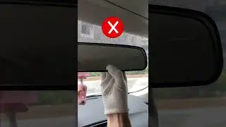 Correctly adjust the operation of the rearview mirror. #short  #shortsvideo  #car  #driving  #tips