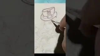 Drawing Alice of ML line art