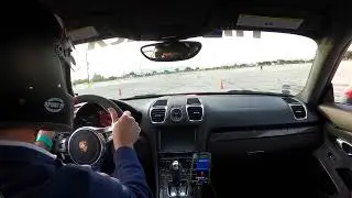 Autocross at Lone Star Park on Nov 13 2022 in Porsche Cayman GTS