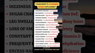 15 Body Warning Signs After 60 &ndash; What They Mean for Your Health