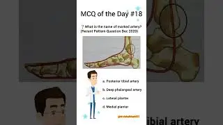 High-yield FMGE MCQ 📌MCQ of the Day#18 //#dailymcq #fmge#next#mbbs#medical#abroad#viral #usmle
