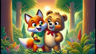 Kids Adventure Stories| 🦊🐻 Forest Friends Adventures: Animated Nighttime Story for Kids! 🌙📚🍎