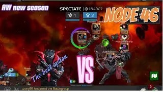 MCOC AW Season | Node 46 Perfect Counter | Symbiote Supreme vs Serpent | Best Option & Strategy