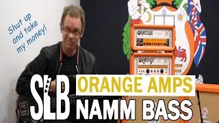 Orange Amps Bass Butler debut at NAMM 2020 || Morgan Nicholls of Muse and designer Ade Emsley