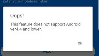 Fix gcash does not support android ver4.4 | this feature does not support android ver4.4 and lower