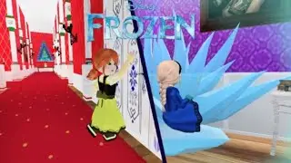 Do you wanna build a snowman frozen but it's roblox (Old version)