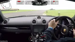 Porsche 718 GT4 PDK Anglesey Coastal Track Day 23/09/24 Fast Lap Damp