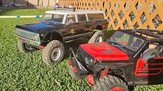 Axial Rc Sheriff and the MN128 at dawn!