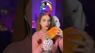 Color challenge🥳Part 1 #асмр #asmr #asmrsounds #relax #mouthsounds #tinglesounds #tingles #tapping